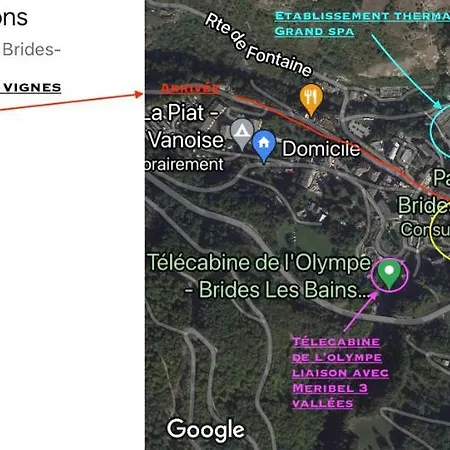 Maison Des Vignes- Troquairou Et Becca Motta Apartment Brides-les-Bains